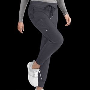 Drawstring Cargo Jogger Scrub Pants